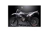 YAMAHA WR125R 2009-2018 SISTEMA DI SCARICO COMPLETO 350MM CARBONIO OVALE BSAU SILENZIATORE