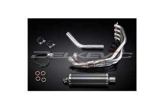 HONDA CBR900RR FIREBLADE 1992-99 EXHAUST SYSTEM 350MM CARBON OVAL SILENCER