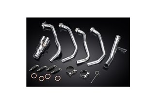 KAWASAKI KLZ1000 VERSYS 1000 10-18 STAINLESS STEEL 4-1 DECAT EXHAUST DOWNPIPES