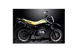 SUZUKI DR125SM 2009-14 SISTEMA DI SCARICO COMPLETO 350MM CARBONIO OVALE BSAU SILENZIATORE