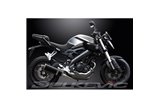 YAMAHA MT125 2014-2019 FULL EXHAUST SYSTEM 350MM CARBON OVAL BSAU SILENCER