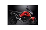 HONDA MSX125 GROM 13-15 TAILTIDY SISTEMA DI SCARICO COMPLETO 350MM CARBONIO OVALE