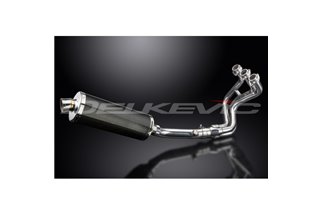 YAMAHA XSR900 16-20 SISTEMA DI SCARICO COMPLETO SILENZIATORE BSAU OVALE IN CARBONIO DA 350 MM