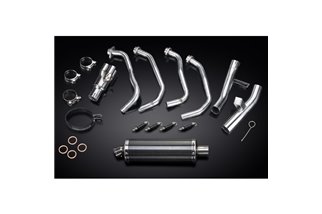 KAWASAKI KLZ1000 VERSYS 2015-18 FULL EXHAUST 350MM CARBON OVAL BSAU SILENCER