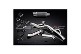 SUZUKI DL650 V-STROM 2004-2011 KIT SCARICO SILENZIATORE TONDO IN CARBONIO DA 200 MM