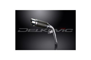 KIT SILENZIATORE DI SCARICO IN CARBONIO TONDO DA 200 MM PER SUZUKI SV650 2016-2024