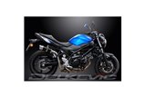 KIT SILENZIATORE DI SCARICO IN CARBONIO TONDO DA 200 MM PER SUZUKI SV650 2016-2024