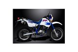 SUZUKI DR650 1990-1995 KIT SCARICO SILENZIATORE TONDO IN CARBONIO DA 200 MM