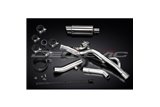 SUZUKI DL650 V-STROM 2004-2011 KIT SCARICO SILENZIATORE TONDO IN ACCIAIO INOX DA 200 MM