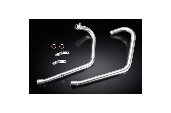 TRIUMPH BONNEVILLE BOBBER STAINLESS DOWNPIPES NOT FOR OEM SILENCERS