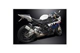 BMW S1000RR 2010-2014 343MM X-OVAL KIT SCARICO SILENZIATORE TITANIO BSAU