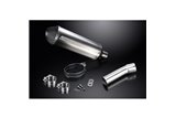 BMW F800 GS 2007-2018 343MM X-OVAL KIT SCARICO SILENZIATORE TITANIO BSAU