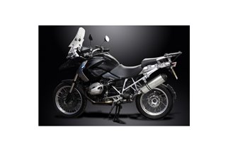 BMW R1200GS 2010-2013 260MM X-OVAL KIT SCARICO SILENZIATORE TITANIO BSAU