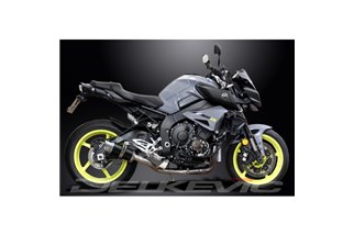 KIT SILENZIATORE DI SCARICO TONDO IN CARBONIO YAMAHA MT-10 MT10 2016-2021 DA 200 MM