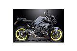 KIT SILENZIATORE DI SCARICO TONDO IN CARBONIO YAMAHA MT-10 MT10 2016-2021 DA 200 MM