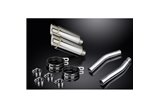 KIT SCARICO SILENZIATORE TONDO IN ACCIAIO INOX YAMAHA YZF-R1 4C8 07-08 200MM