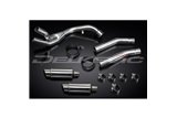 YAMAHA YZF-R1 4C8 2007-08 DECAT 200MM ROUND STAINLESS SILENCER EXHAUST KIT