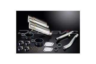 KIT SCARICO SILENZIATORE TONDO IN ACCIAIO INOX YAMAHA XJR1300 2004-2006 DA 200 MM