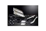 KIT SCARICO SILENZIATORE TONDO IN ACCIAIO INOX YAMAHA XJR1300 2004-2006 DA 200 MM