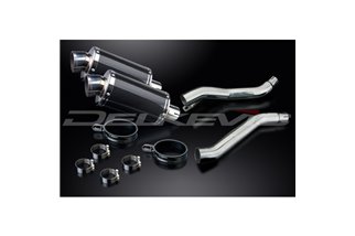 YAMAHA XJ600N XJ600S DIVERSION 92-04 SILENZIATORE DI SCARICO OVALE IN CARBONIO DA 225 MM