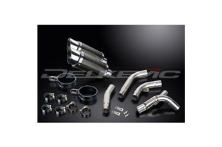 KAWASAKI ZX10R NINJA 2006-2007 200MM ROUND CARBON SILENCER EXHAUST KIT