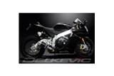 APRILIA RSV4 1000R-FACTORY 09-14 KIT SCARICO SILENZIATORE TONDO IN CARBONIO DA 200 MM