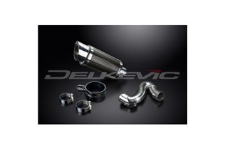 APRILIA TUONO V4 R 2011-2014 200MM ROUND CARBON SILENCER EXHAUST KIT