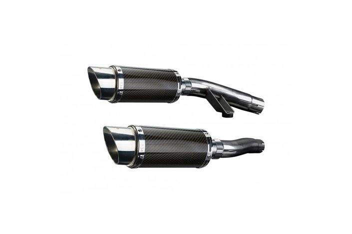 TRIUMPH SPRINT EXECUTIVE 200MM ROUND CARBON SILENCER EXHAUST KIT