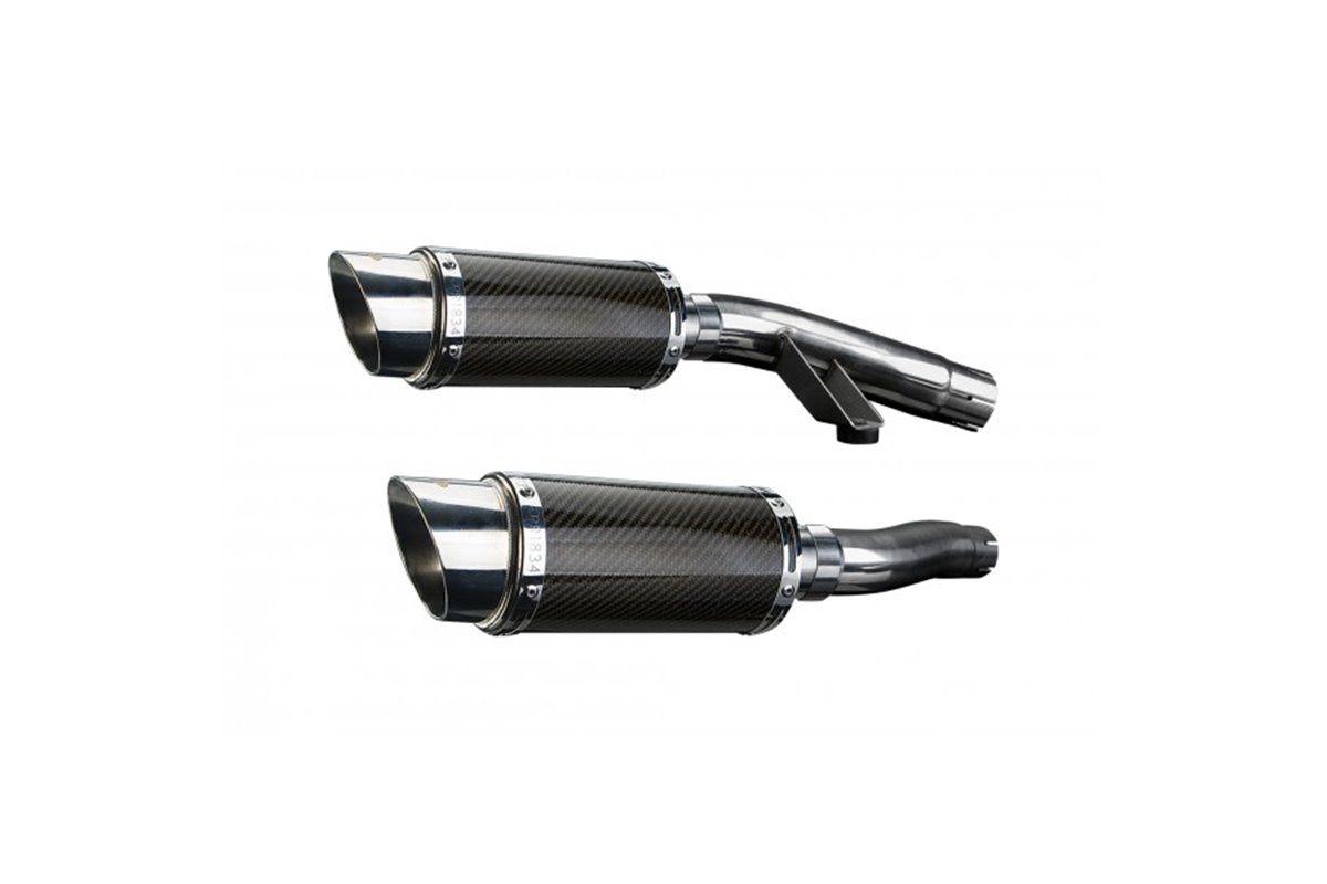 TRIUMPH SPRINT EXECUTIVE 200MM ROUND CARBON SILENCER EXHAUST KIT