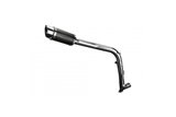 TRIUMPH SPRINT ST1050 2008-2012 200MM ROUND CARBON EXHAUST KIT