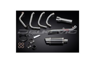 SISTEMA DI SCARICO COMPLETO 4-1 BLACKBIRD HONDA CBR1100XX 200MM CARBONIO TONDO