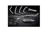 SISTEMA DI SCARICO COMPLETO 4-1 BLACKBIRD HONDA CBR1100XX 200MM CARBONIO TONDO