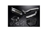 TRIUMPH SPRINT ST1050 2005-2007 200MM ROUND CARBON EXHAUST KIT