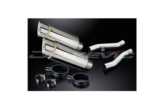 KAWASAKI ZZR400 ZZR600 1990-2009 KIT SCARICO SILENZIATORE INOX TONDO DA 200 MM