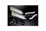 KAWASAKI ZZR400 ZZR600 1990-2009 KIT SCARICO SILENZIATORE INOX TONDO DA 200 MM