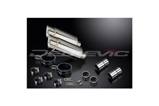 TRIUMPH LEGEND 900 1998-2001 KIT SCARICO SILENZIATORE TONDO IN ACCIAIO INOX DA 200 MM