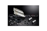 TRIUMPH LEGEND 900 1998-2001 KIT SCARICO SILENZIATORE TONDO IN ACCIAIO INOX DA 200 MM