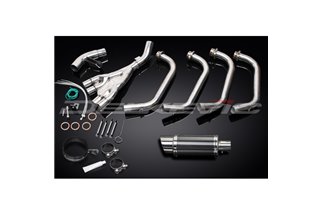 YAMAHA XJ600 DIVERSION 92-04 FULL 4-1 EXHAUST 200MM CARBON ROUND SILENCER