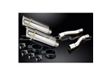 KIT SCARICO SILENZIATORE TONDO IN ACCIAIO INOX KAWASAKI GPZ500S 1987-2007 200MM