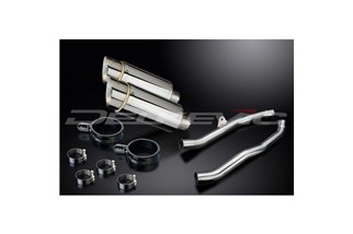 KIT SCARICO SILENZIATORE TONDO IN ACCIAIO INOX KAWASAKI ZZR1400 NINJA 2008-2011 200MM