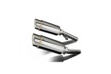 KAWASAKI ZZR1200 NINJA 2002-2005 200MM ROUND STAINLESS SILENCER EXHAUST KIT