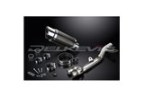 HONDA NT700V DEAUVILLE 2006-2015 200MM ROUND CARBON SILENCER EXHAUST KIT