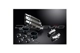 KIT SCARICO SILENZIATORE TONDO IN CARBONIO HONDA CB1300DC X-4 1997-2003 200MM