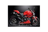 DUCATI MONSTER 796 2011-2014 200MM ROUND CARBON SILENCER EXHAUST KIT