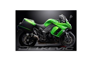 KAWASAKI Z1000SX 2010-19 TOURER 200MM ROUND CARBON SILENCER EXHAUST KIT