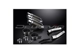 DUCATI MONSTER 620-695-800 02-08 KIT SCARICO SILENZIATORE TONDO IN CARBONIO DA 200 MM