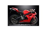 TRIUMPH DAYTONA 675/R 06-12 KIT SCARICO SILENZIATORE TONDO IN CARBONIO DA 200 MM