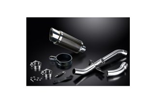 KIT SCARICO TONDO IN CARBONIO DUCATI MULTISTRADA 950 17-18 DECAT 200MM