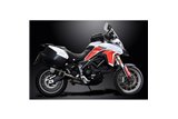 KIT SCARICO TONDO IN CARBONIO DUCATI MULTISTRADA 950 17-18 DECAT 200MM