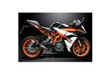 KTM RC390 390 DUKE 17-20 DECAT 200MM KIT SCARICO SILENZIATORE TONDO IN CARBONIO